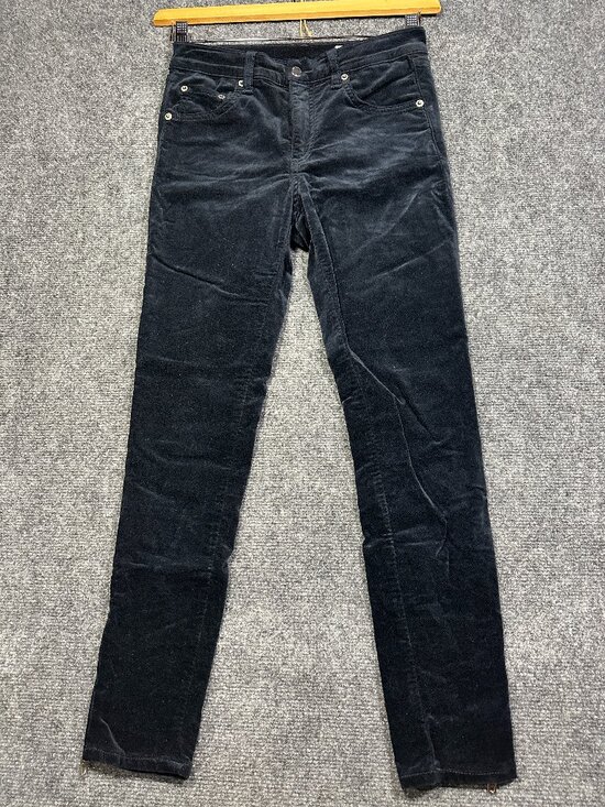 rag & bone Denim - Rag & Bone Jean Womens 26 Navy Velvet Skinny 5 Pocket Style  Zip Ankle Stretch